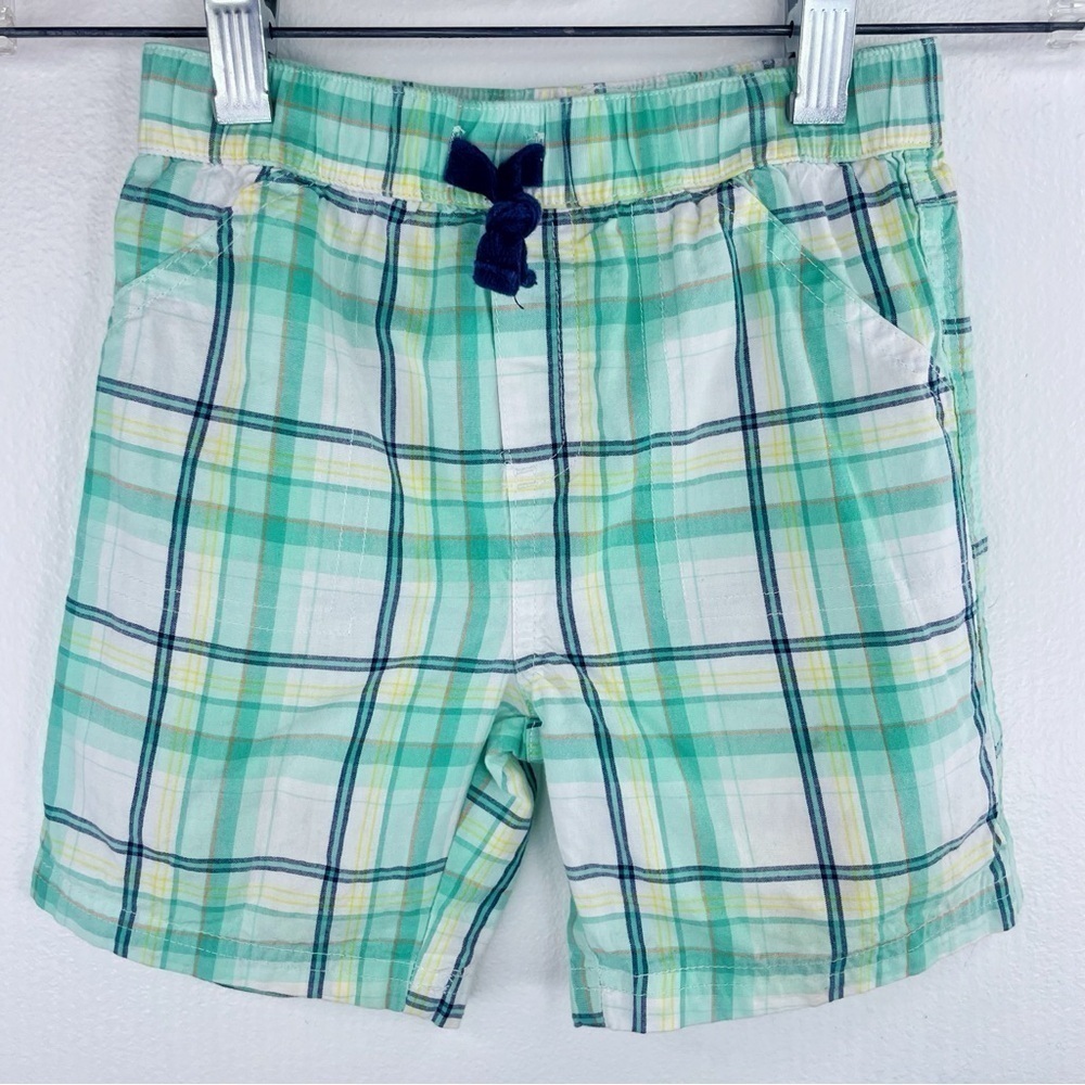 FIRST IMPRESSIONS Boys Kids Toddler Colorful Plaid Shorts Elastic Waist Size 3T